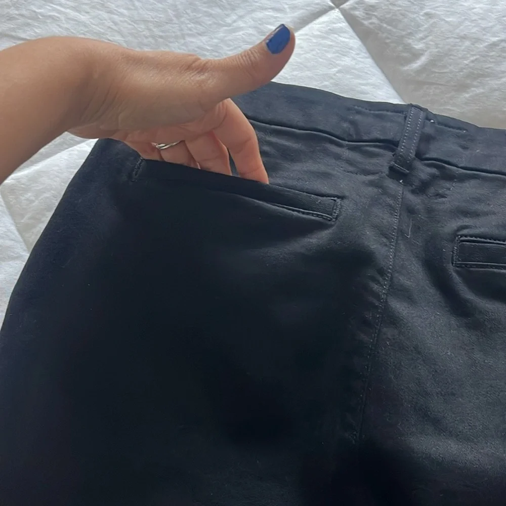 FRANK & EILEEN WICKLOW The Italian Chino ITALIAN PERFORMANCE TWILL in Black Sz 6 - Picture 12 of 17